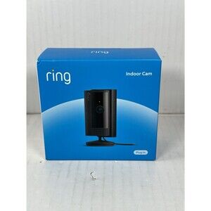 Ring Indoor Cam 2nd Gen Plug-In 1080p HD WiFi Security Camera Black NEW